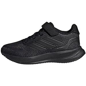 adidas Kids' Run Falcon 5 Sneaker (Black, Limited Sizes) $25