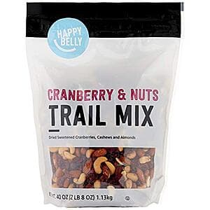 40-oz Happy Belly Trail Mix (Cranberry & Nuts) $8.75 w/ Subscribe & Save