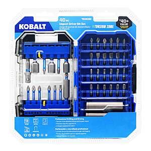 40-pc Kobalt Impact Driver Bit Set $15 + Free S&H