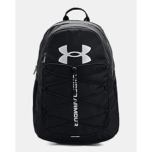 18.5" Under Armour UA Hustle Sport Backpack (Black/Silver) $13.60 + Free Shipping