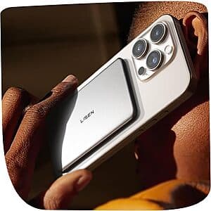 5000mAh LISEN 0.3" Ultra Slim MagSafe Portable Power Bank $14 & More