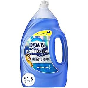 Select Accounts: 51.5-oz Dawn Platinum Plus PowerSuds Liquid Dish Soap Refill $8.90 w/ Subscribe & Save