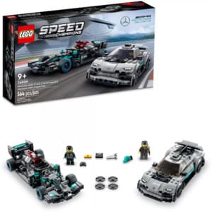 564-Piece LEGO Speed Champions Mercedes-AMG 2 Toy Car Models Set $19.60 + Free Store Pickup