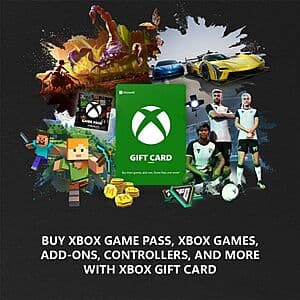 $100 Microsoft Xbox eGift Card (Email Delivery) $85 & More