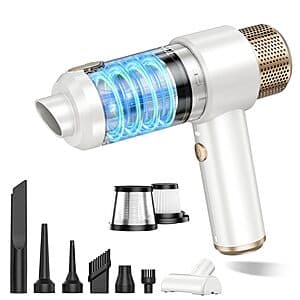 Prime Members: JONYJ Mini Handheld Car Vacuum Cleaner $15 + Free Shipping