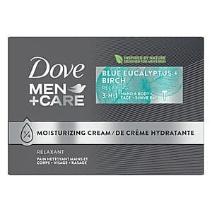8-Pk 3.75-Oz Dove Men + Care 3-in-1 Cleanser Bars (Blue Eucalyptus + Birch) $9.65 w/ S&S