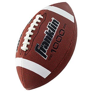 Franklin Sports 1000 Series Grip-Rite Brown Football (Official or Junior Size) $3.20 + Free Store Pickup & More
