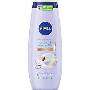 20-Oz NIVEA Body Wash (Coconut & Almond Milk) $3.05 w/ S&S