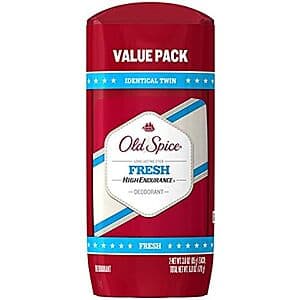 2-Pack 3-Oz Old Spice High Endurance Long Lasting Stick Men's Deodorant (Fresh) $3.75
