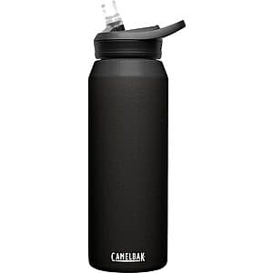 33.8-Oz CamelBak Eddy+ Insulated Stainless Steel Water Bottle w/ Straw (Black) $20.80