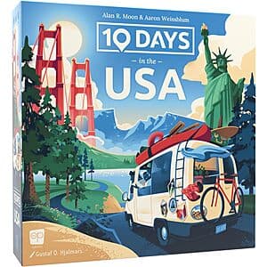 10 Days in The USA Family Road Trip Board Game $12.50