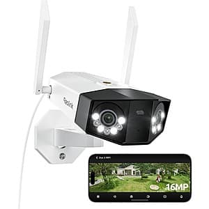 Reolink Duo 3 WiFi 16MP UHD Dual-Lens 180° Ultra-Wide Angle Security Camera $126 + Free Shipping