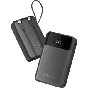 30,000mAh JOYFAR Portable PowerBank w/ 2 Built in Cables + 22.5W USB-C Output $15 + Free Shipping