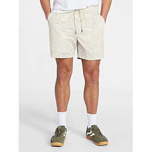 No Boundaries Men's Flat Front Shorts w/ 6" Inseam (Various Colors) from $4.10