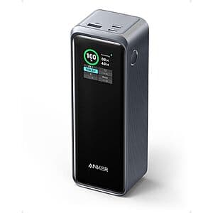 27,650mAh Anker Prime Power Bank w/ 250W Output, 3 Ports $125 + Free Shipping