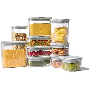 Prime: 20-pc CAROTE Easy-Open Airtight Plastic Food Storage Containers w/ Lids $20 + Free Shipping