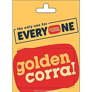 $50 Restaurant Gift Cards: Golden Corral or White Castle $40 each + Free Shipping