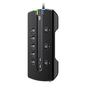 8-Outlet 360 Electrical Surge Protector Strip $10 + Free Store Pickup