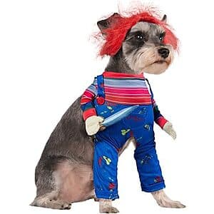 Child's Play: Chucky Pet Costume by Rubies for Dogs or Cats (Small) $7.20