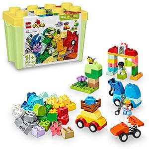 80-Piece LEGO DUPLO Classic Cars & Trucks Brick Box Playset (10439) $35