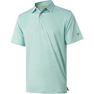 Men's Maelreg Dry Fit Short Sleeve Golf Polo Shirt (various colors/sizes) $12