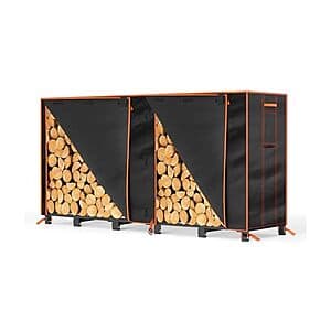 GREENER Heavy-Duty 600D Oxford Fabric Waterproof Firewood Cover (various sizes) from $9 + Free Shipping w/ Amazon Prime