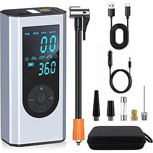 BGTEC 150 PSI Cordless Air Pump & Compressor $15.75
