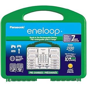 Panasonic eneloop Super Power Pack w/ 12x AA, 4x AAA, 2x C & D Adapters $44.05 + Free S&H