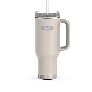 40-Oz THERMOS Stainless Steel Cup Holder Mug (Sandstone) $16.80