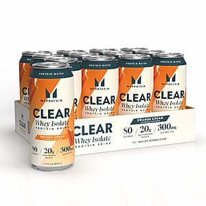12-Pk 16-Oz MyProtein Clear Whey Isolate Protein Drinks (2 Flavors) 2 for $27 or less + Free S&H
