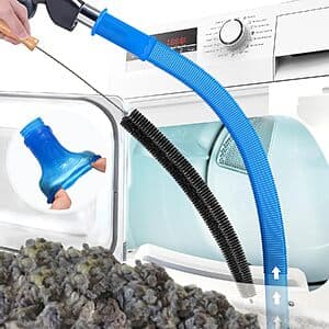 2-Pc PetOde Dryer Vent Cleaner Kit w/ Lint Brush & Vacuum Hose Attachment $7