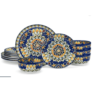 Prime Members: 12-Pc vancasso Porcelain Dinnerware Set (8 Plates + 4 Bowls) from $36.85 + Free S&H