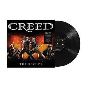 Creed "The Best Of Creed" remastered vinyl LP with album cover artwork.