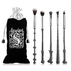 5-Piece LENDOO Wizard Wand Makeup Brushes Set $5