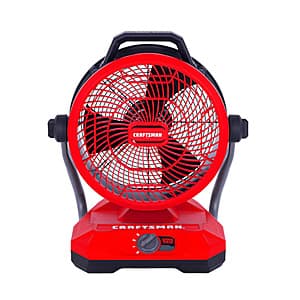12" CRAFTSMAN High Velocity Indoor Industrial Fan (Tool Only) $49 + Free S&H