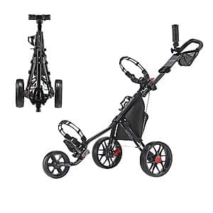 Caddytek CaddyLite 11.5 V3 3-Wheel Foldable Golf Push Cart (Black) $78.90 + Free Shipping