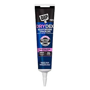 5.5oz. Dap DryDex Spackling & Nail Hole Filler Paste Plaster (Pink/White) $3.70
