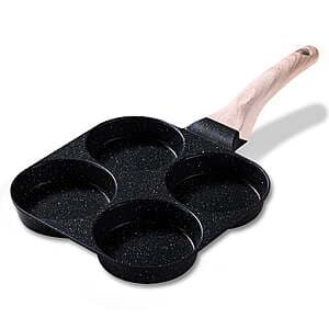 Carote 4-Cup Nonstick Egg & Burger Pan (Black) $12