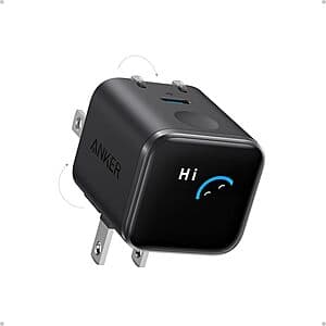 Prime Members: Anker Nano 45W USB-C Smart Display GaN Wall Charger (various) $26