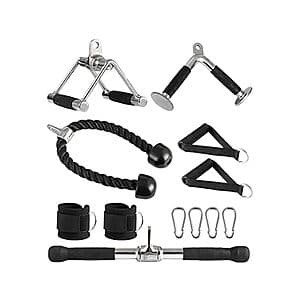 7-Piece Triceps Pull Down Cable Machine Attachments for Home Gyms $30 + Free Shipping w/ Prime