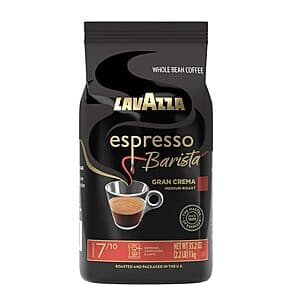 Prime Members: 2.2-lb Lavazza Whole Bean Coffee (Espresso Barista Gran Crema) $13.05 w/ S&S + Free S&H