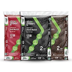 Select Lowe's Stores: Sta-Green Premium 2-Cu Ft. Bagged Mulch (various colors) $2 + Free Pickup