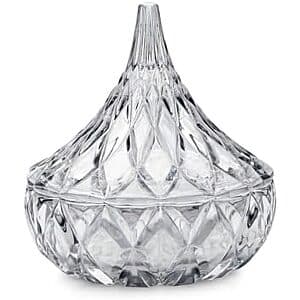 Godinger Crystal Hershey Kiss Shaped Candy Dish (clear) $8