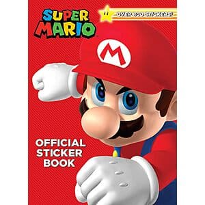 Super Mario Official Sticker Book (800+ Stickers) $4.90