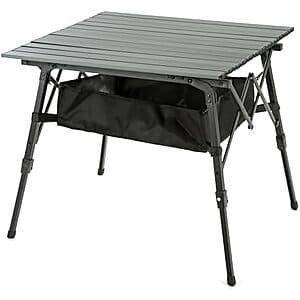 Select Areas: 39" ARROWHEAD Outdoor Aluminum Folding Roll Up Camp Table $38 + Free S&H