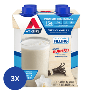 12-Count 11oz Atkins 15g Protein Shake (Vanilla) $7.90