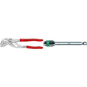KNIPEX Pliers Wrench + Wera Standard Rapidaptor 1/4" Universal Bit Holder $54.40 + Free Shipping