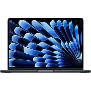 Apple MacBook Air 13.6" Laptop: M4 Chip, 16GB RAM, 256GB SSD (Midnight, 2025) $799 + Shipping
