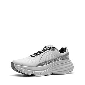 ALLSWIFIT Women's Mesh Lace-Up Breathable Athletic Sneakers (White or Black) $24 + Free S&H