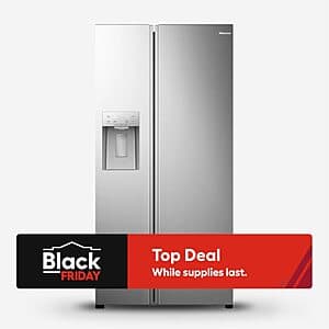 Hisense 29.1-cu ft Standard-Depth 36" Wide Side-by-Side Refrigerator $899 + Free Store Pickup